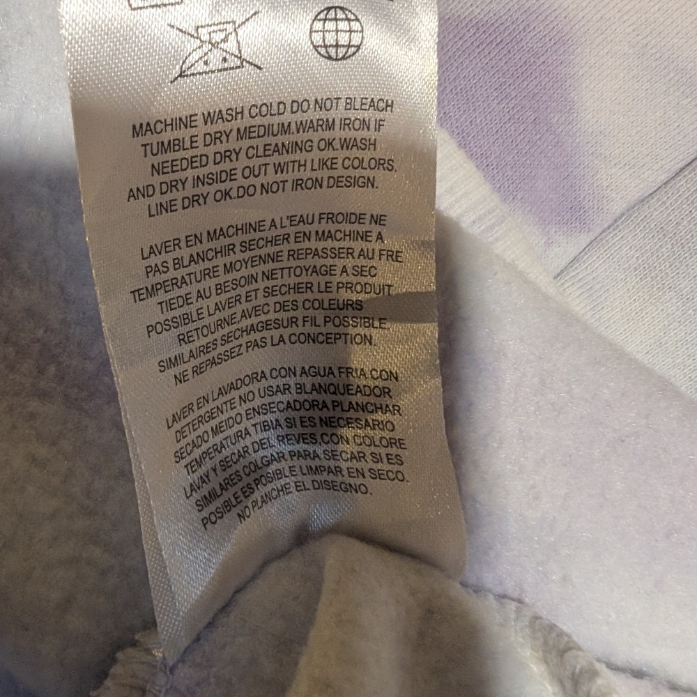 Taylor Swift Midnights Promo 3X Off Shoulder Crewneck Tie Dye Cozy Sweatshirt - Picture 13 of 13